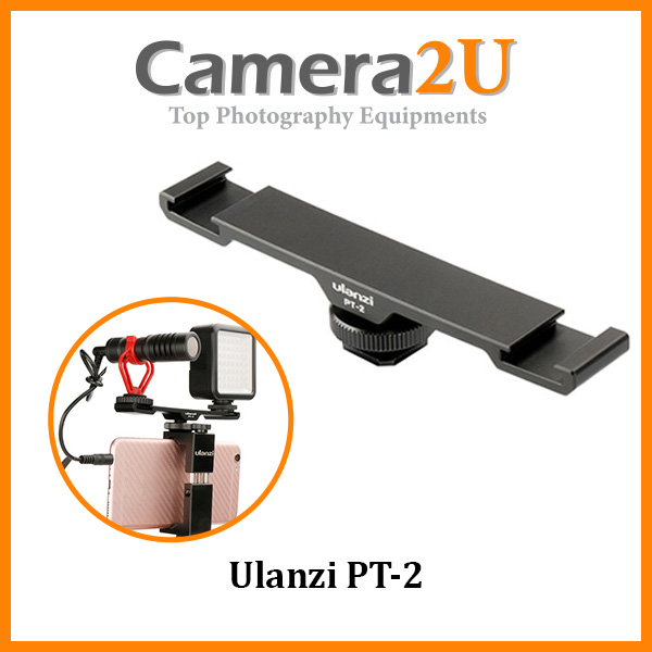 Ulanzi Pt Cold Shoe Mount With Hot Shoe Base Universal Screw Adapter Vlog Microphone Led