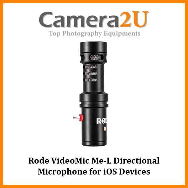 Rode VideoMic MeL Directional Microphone for iOS Devices Camera2u Malaysia Top Camera
