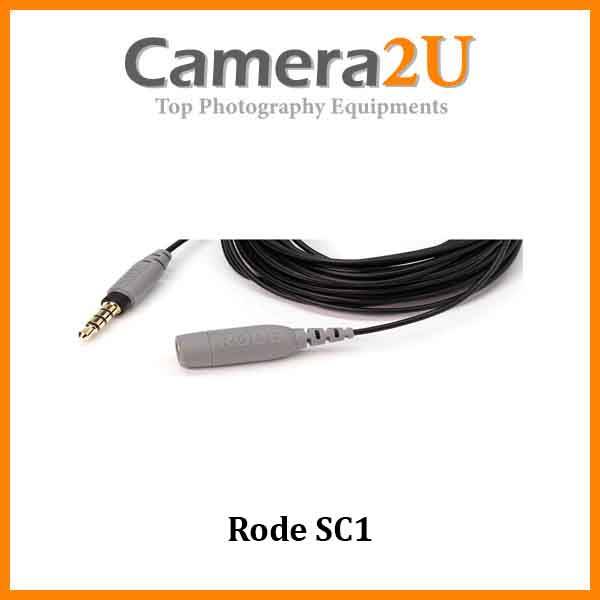 Rode SC1 TRRS Extension Cable For SmartLav+ Microphone Camera2u