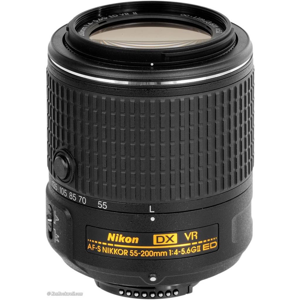 Offer) Nikon AF-S DX 55-200mm f/4.5-5.6G ED VR II Lens (Import