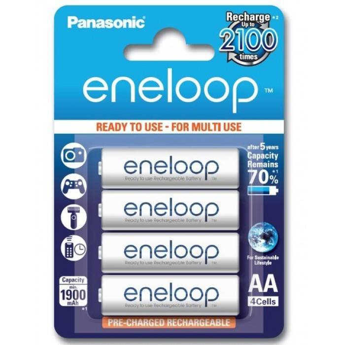 Panasonic Eneloop 4xAAA 800mAh Rechargeable Battery Camera2u Malaysia Top Camera Equipments Store
