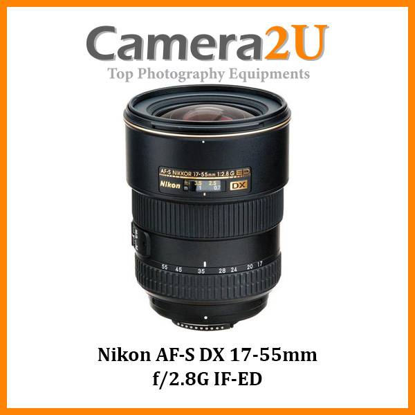 Nikon AF-S DX 17-55mm f/2.8G IF-ED Lens (MSIA) | Camera2u Malaysia