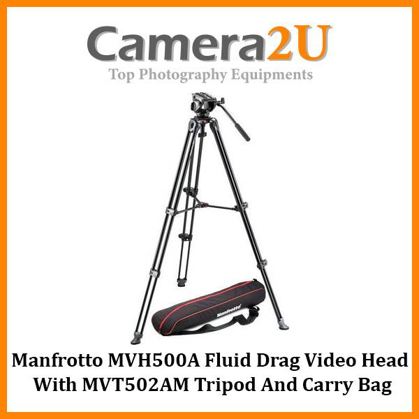 マンフロット Manfrotto MVT502AM MVH500A ビデオ三脚 フルード雲台 #4415