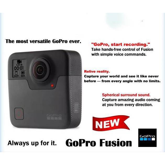 GoPro Fusion Action Camera Camera2u Malaysia Top Camera