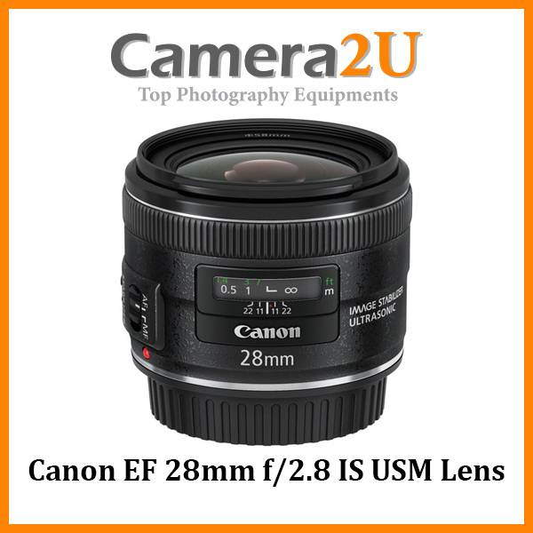 Canon EF 28mm f/2.8 IS USM Lens (MSIA)