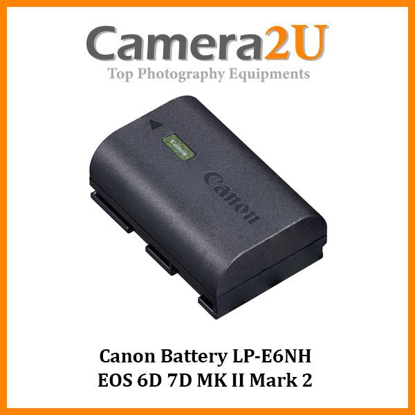 Canon Battery LPE6NH for EOS 6D 7D MK II Mark 2 Camera2u Malaysia