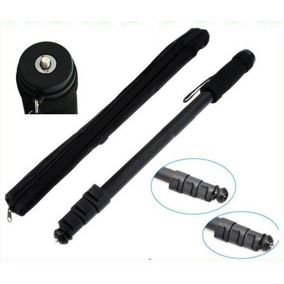 DSLR Camera Monopod with 4Sections Leg + Carrying Bag Camera2u