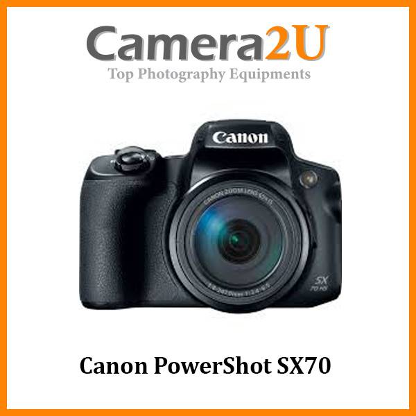 Canon PowerShot SX70 HS Digital Camera +32GB +Bag (MSIA) Camera2u