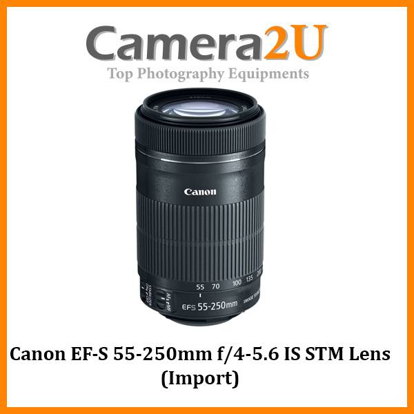 Canon EF-S 55-250mm f/4-5.6 IS STM Lens (Import) | Camera2u