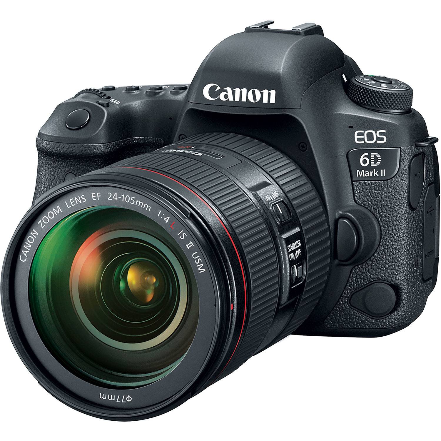Canon EOS 6D MK2 Mark II with 24105mm f/4L IS II Lens +64GB Ext Pro (MSIA) Camera2u Malaysia