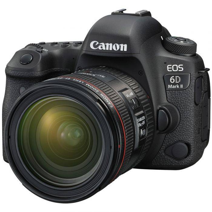 Canon EOS 6D MK2 Mark II with 2470mm f/4L IS Lens +64GB