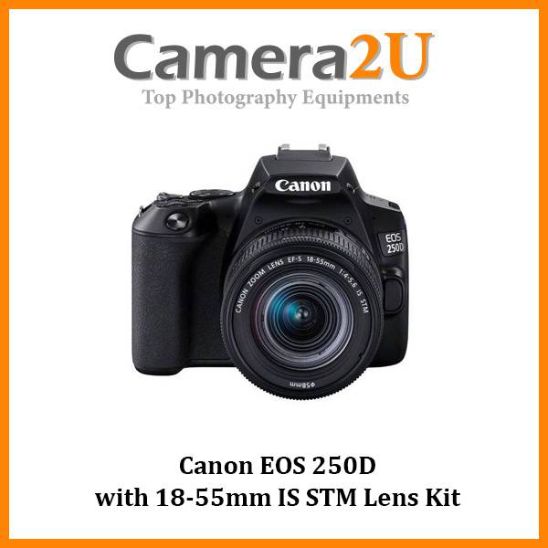 Canon EOS 250D with 18-55mm IS STM Lens Kit+32GB +Bag (Import)