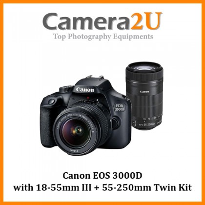 canon 3000d lens 55 250mm price