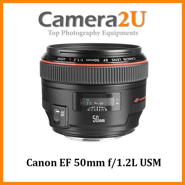 Camera Lens Lens Fix 50mm Canon EF 50mm USM Lens (Import)