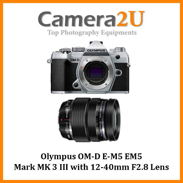 Olympus OM-D E-M5 EM5 Mark MK 3 III with 12-40mm F2.8 Lens