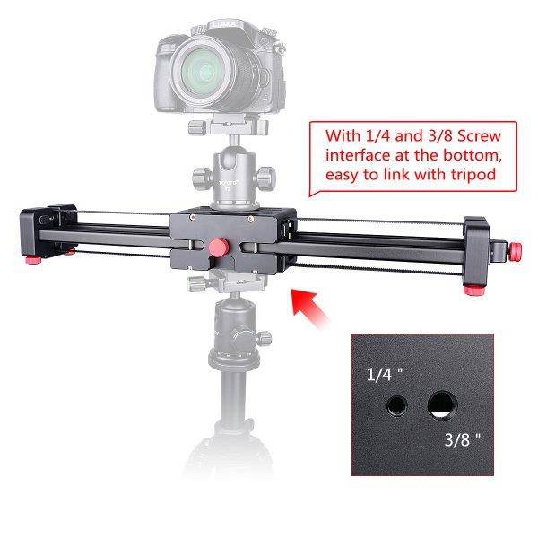 50cm Retractable Camera Track Dolly Slider Rail Slide for 80cm