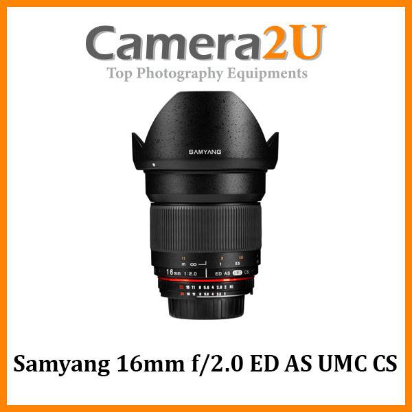 Samyang 16mm f/2.0 ED AS UMC CS Lens