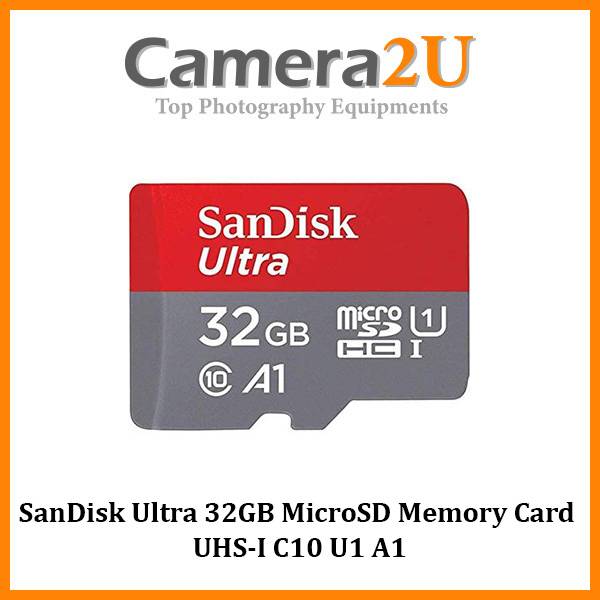 SanDisk Ultra 32GB MicroSD Memory Card 120MB/S UHS-I C10 U1 A1