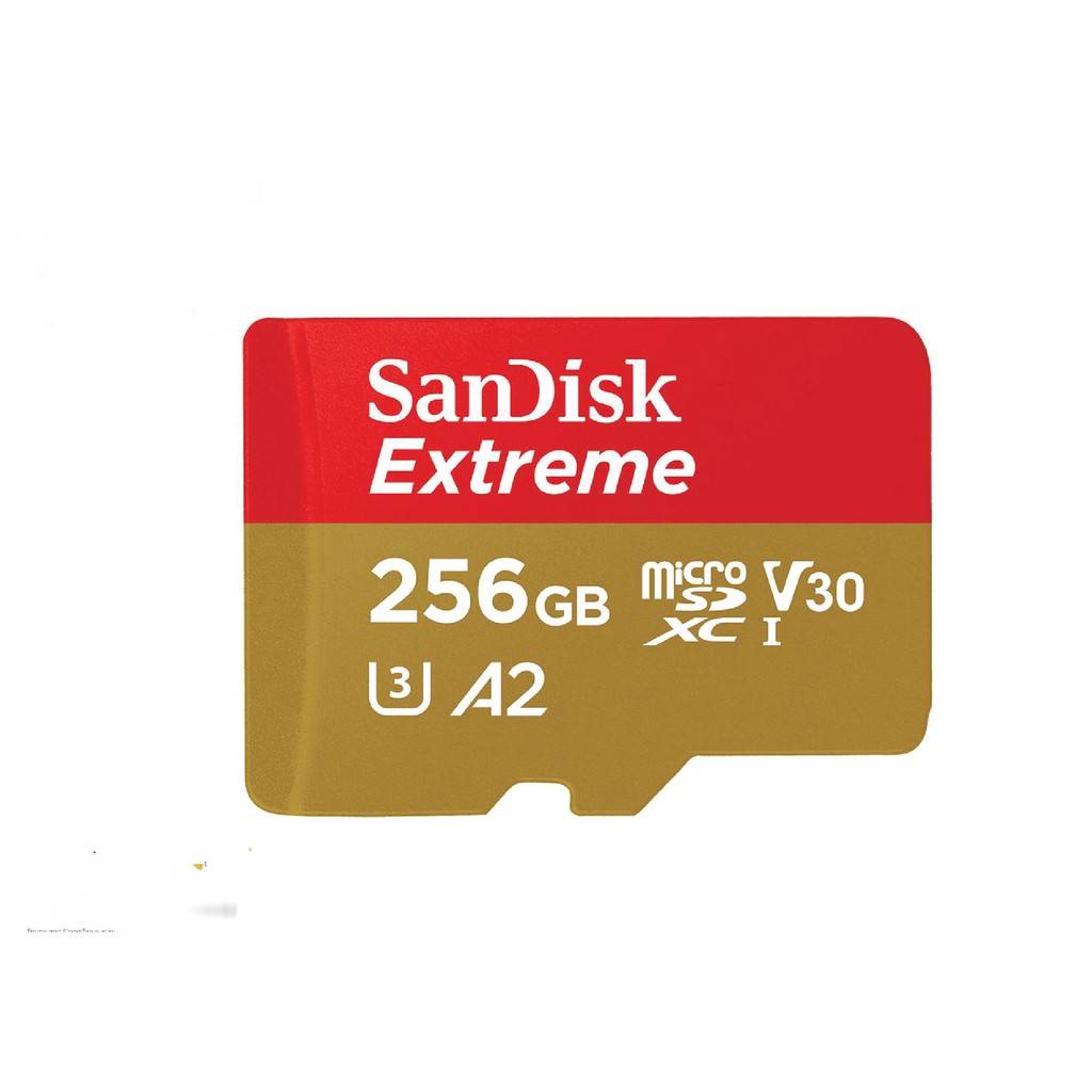 SanDisk Extreme 256GB UHSI microSDXC 160MB/s Memory Card