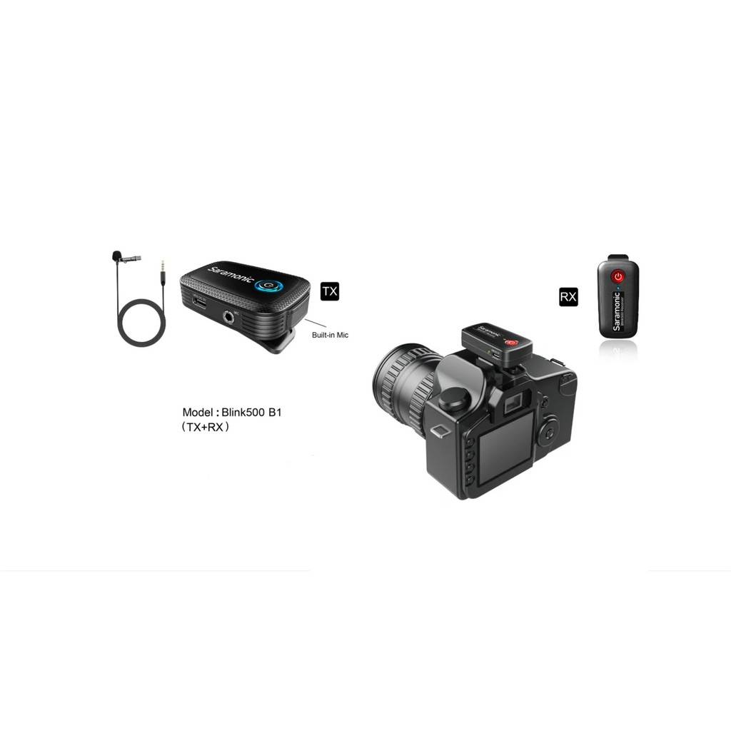 SARAMONIC Sistema de Microfono Inalambrico Saramonic BLINK 500 B2 PLUS