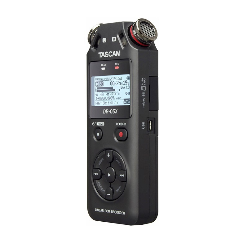 Tascam DR05X 2Input / 2Track Portable Audio Recorder Camera2u
