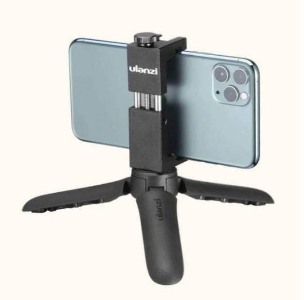 Microphone Mini Tripod Phone Tripod Mount for Smart Phone Shopee Selfie  Zoom Tiktok Facebook Live Stream Kit