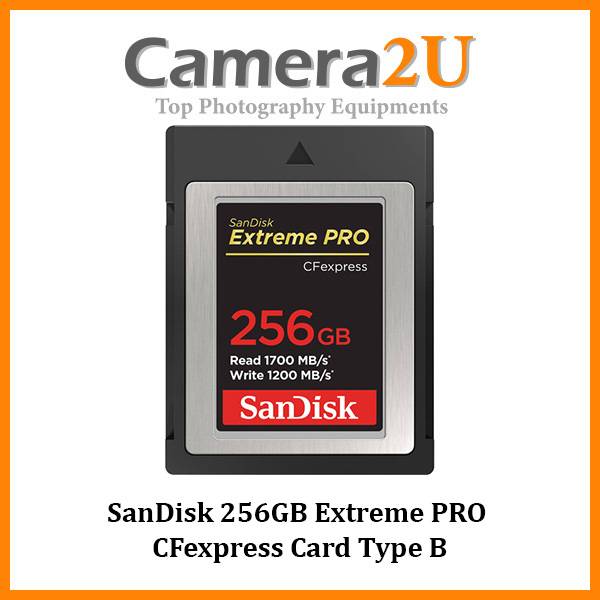 SanDisk 256GB Extreme PRO CFexpress Card Type B | Camera2u