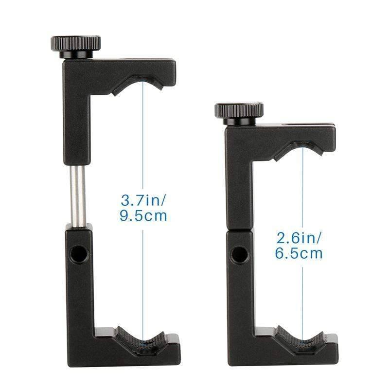 READY STOCK Ulanzi ST-02S Phone Tripod Mount For IPHONE ANDROID Adjustable  Height Mount With Cold ShoeE For Microphone Vlog