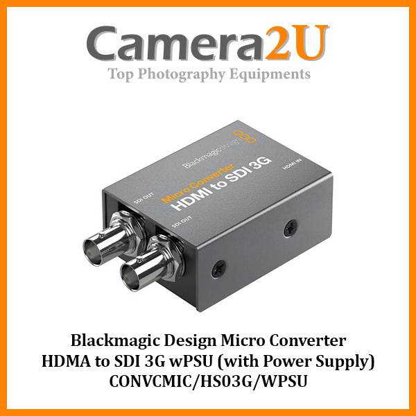 Kit 2 Convertisseurs Blackmagic Micro SDI Vers HDMI 3G