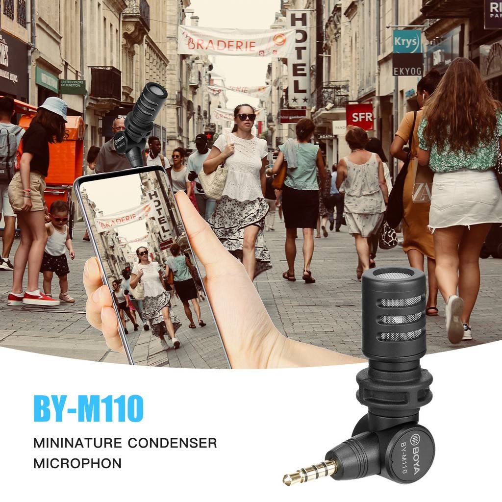 BOYA BY-M100D Microfoon voor smartphone