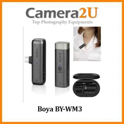 BOYA BY-WM3D Digital True-Wireless Microphone System for iOS Devices ...