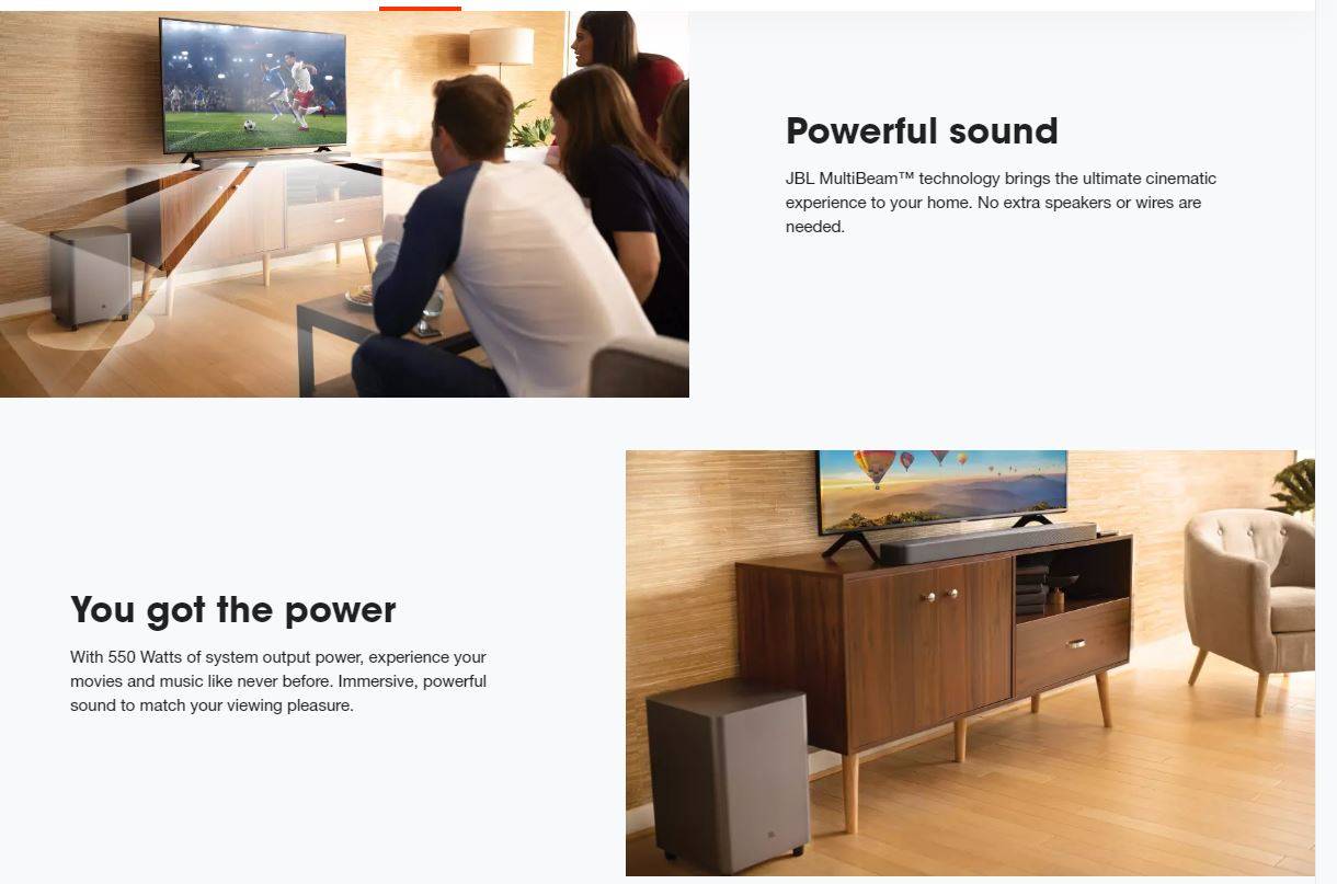 JBL BAR 5.1 IMMERSIVE 5.1 Channel Soundbar Camera2u Malaysia Top