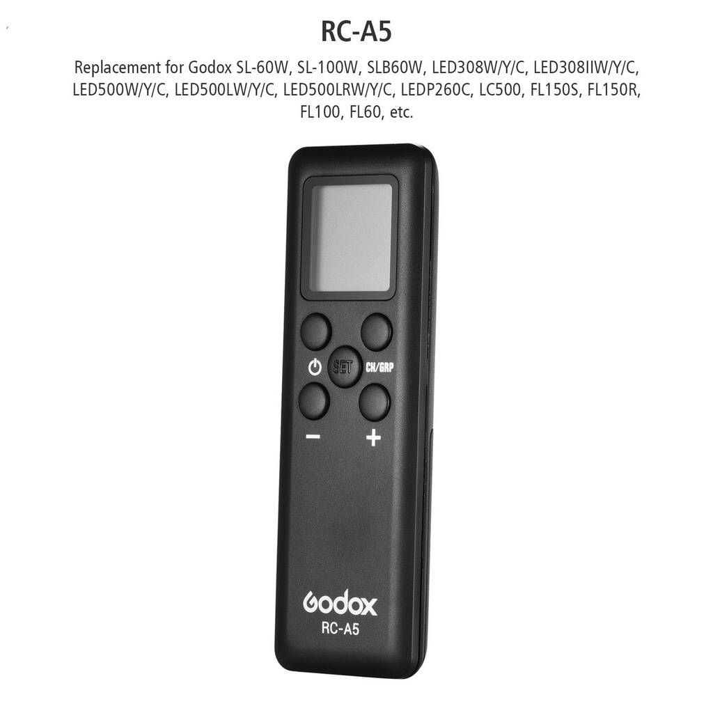 Godox Remote Controller RC-A5 RCA5 for LED Video Light SL-60W SL60W SL ...