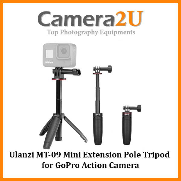 READY STOCK Ulanzi MT-09 MT09 Go Quick Mini Extension Pole Tripod for GoPro  Action Camera HERO DJI OSMO