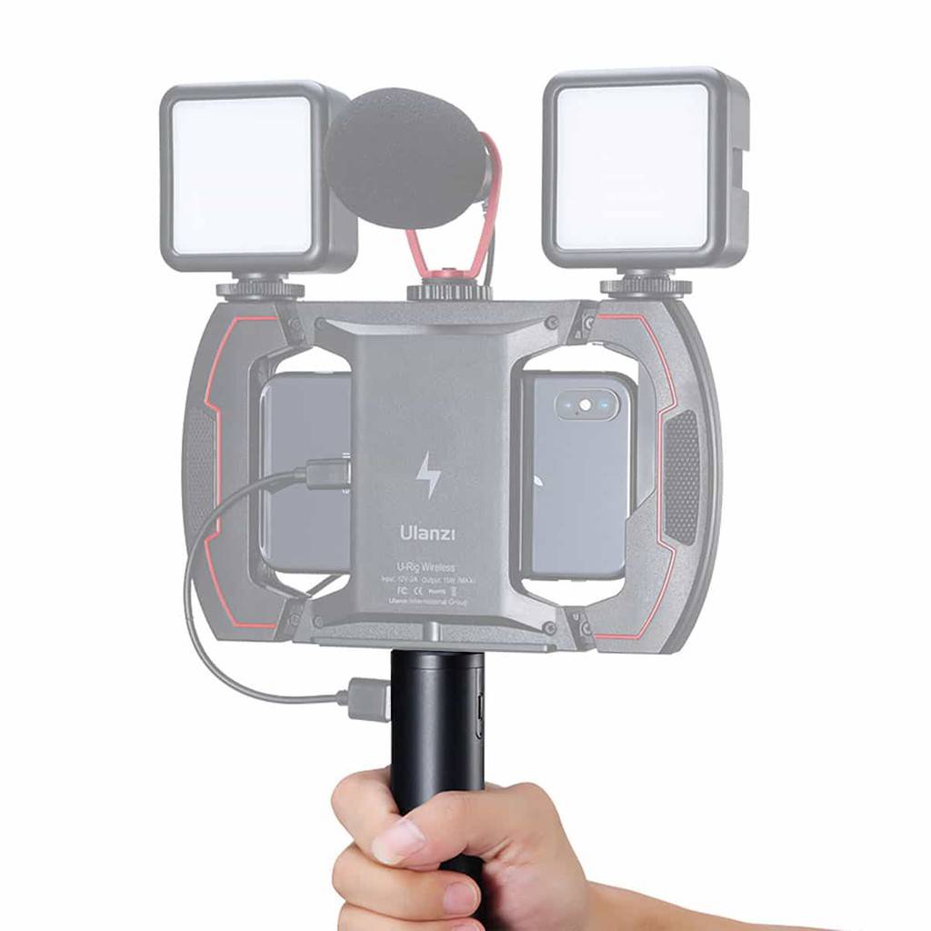 Ulanzi BG-3 10000mAh Power Handgrip Aluminum Handle with Mini Tripod ...