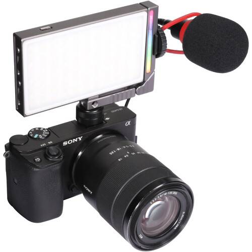 Ulanzi Vijim R70 Full Color RGB LED On-Camera Light with Tilt Bracket ...