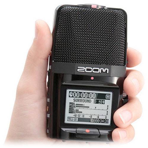 Zoom H2n 2Input / 4Track Portable Handy Recorder with Onboard 5Mic Array for Music Sound