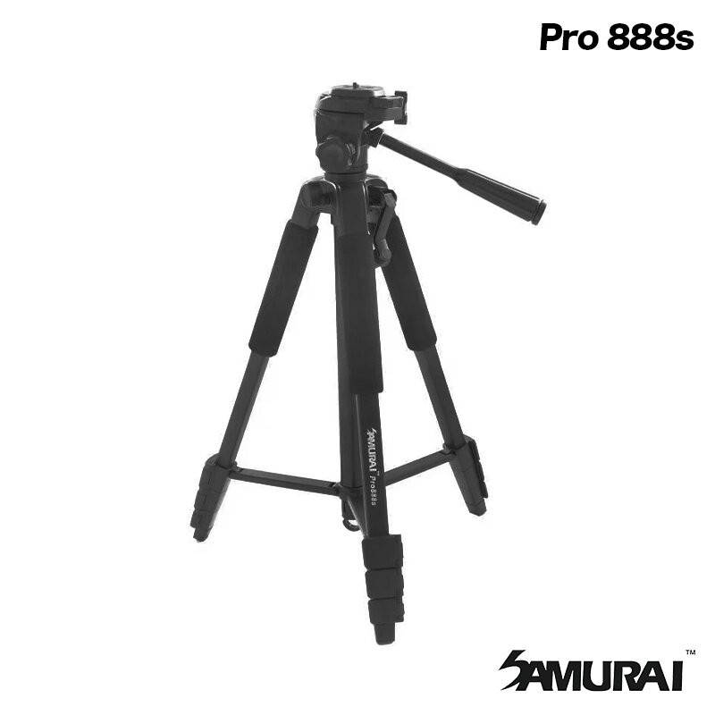 Samurai Pro 888s Professional Lightweight DSLR Tripod Camera2u