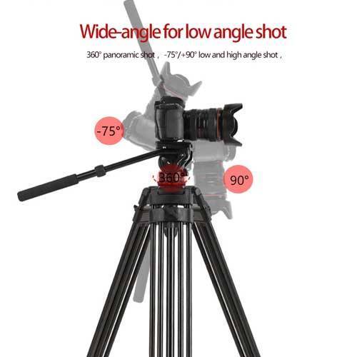 Beike QZSD Q880 Camera Tripod Aluminum Alloy Professional Photography ...