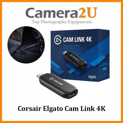 Corsair Elgato Camlink 4k 1080p 60fps Up To 30 Fps Cam Link Game Capture Card 10gam9901 Camera2u Malaysia Top Camera Equipments Store