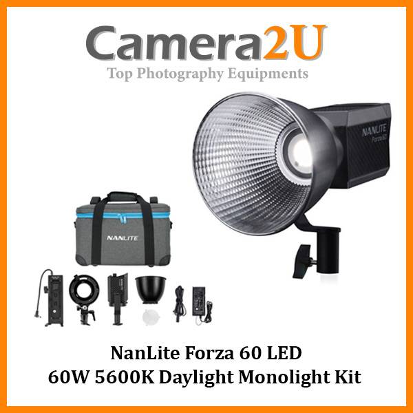 NanLite Forza 60 LED 60W 5600K Daylight Monolight Kit (Malaysia Warranty)