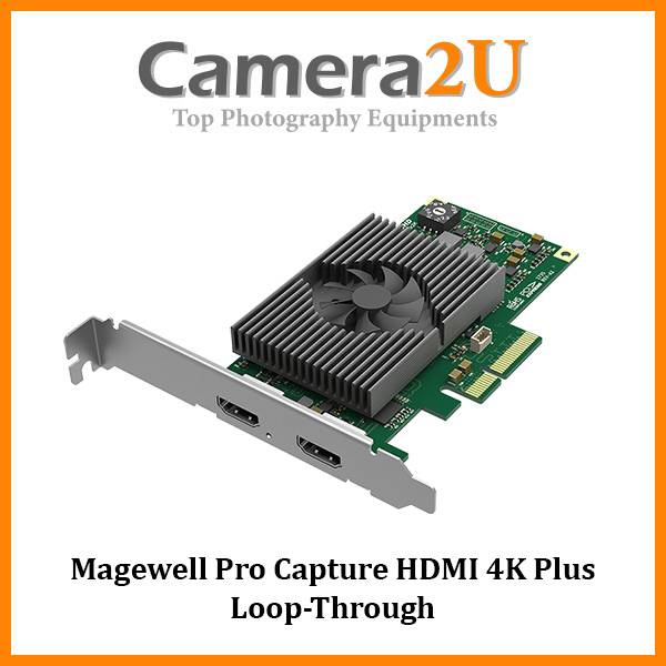 Magewell Pro Capture HDMI 4K Plus LoopThrough Capture Card Camera2u