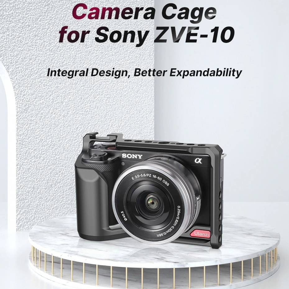 Ulanzi CZVE10 Metal Camera Vlog Cage for Sony ZVE10 Camera2u Malaysia Top Camera Equipments