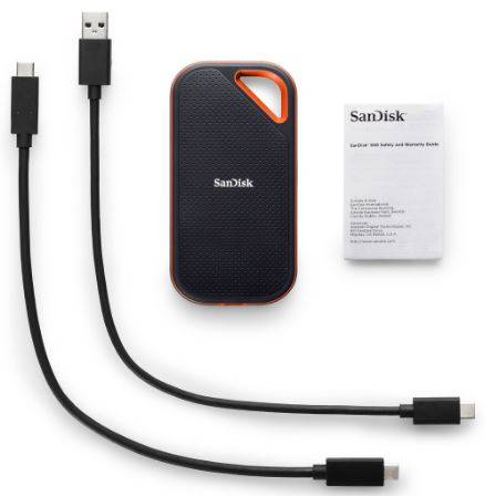 SanDisk Extreme Pro Portable SSD NVMe 2000MB/s 1TB / 2TB / 4TB E81 