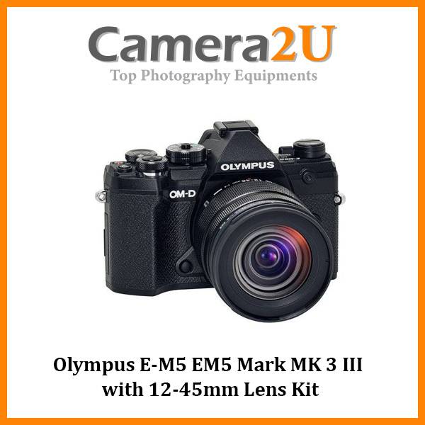 Olympus EM5 EM5 Mark MK 3 III with 1245mm Lens Kit (Import
