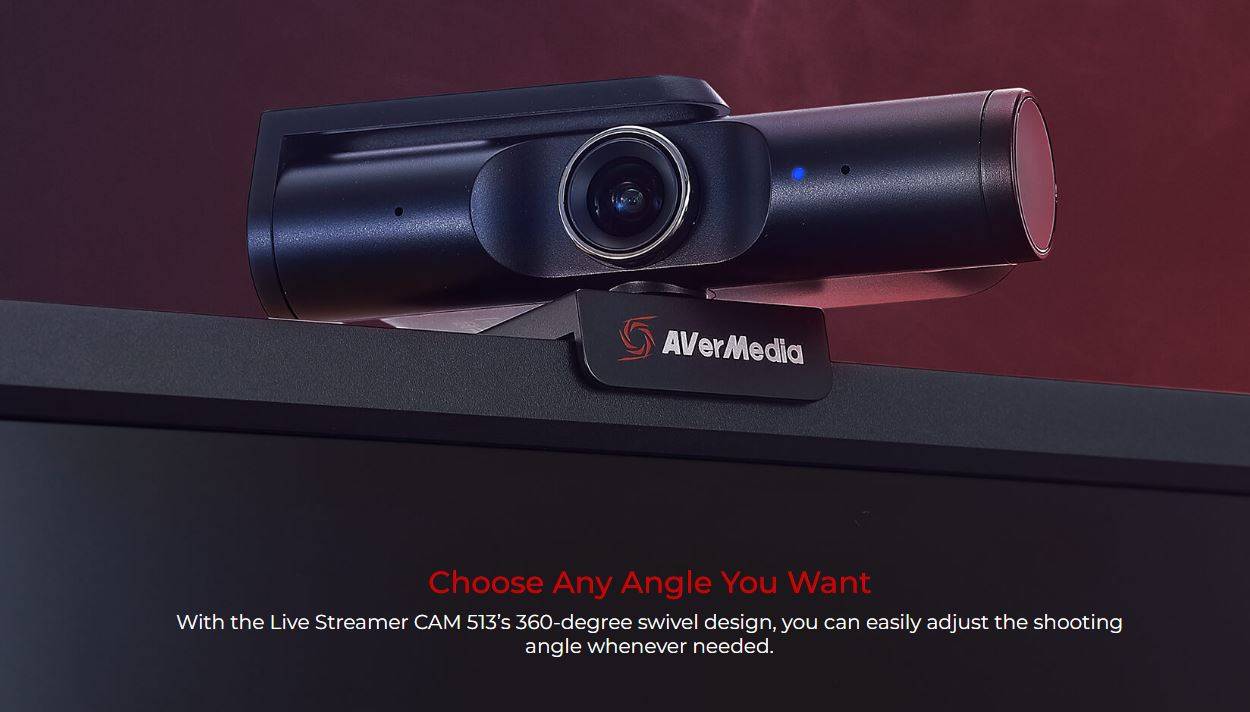 AVerMedia PW513 Live Streamer Cam 513 1080P60 4K cam Camera2u