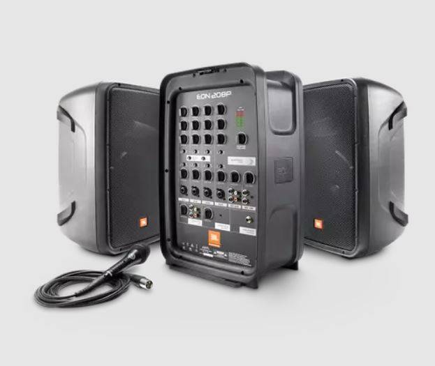 JBL EON208P 300W Compact Allinone PA System with Dual Channel