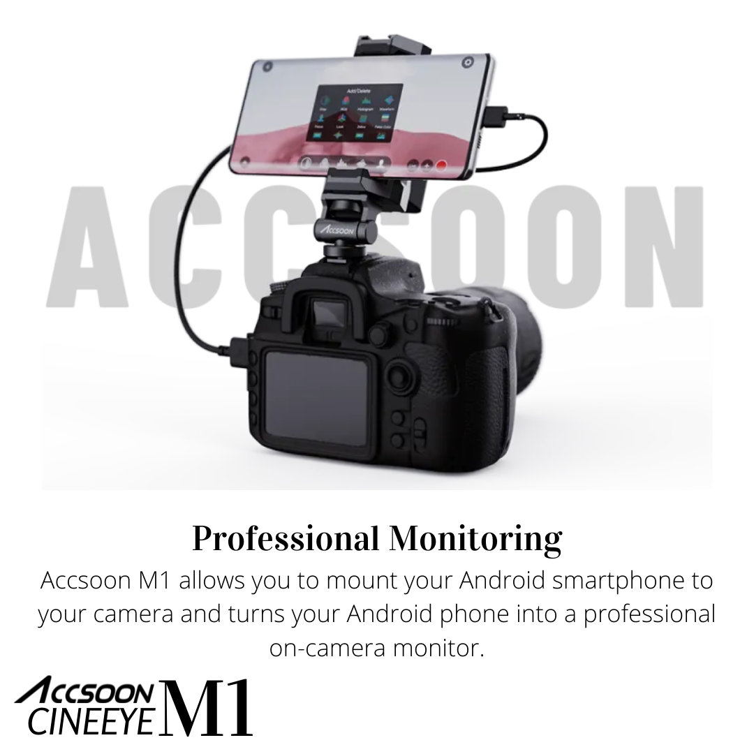 Accsoon CineEye M1 Turn Android Phone Into Professional Monitor Record to  Phone Function