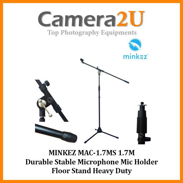 MINKEZ MAC1.7MS 1.7M Durable Stable Microphone Mic Holder Floor Stand