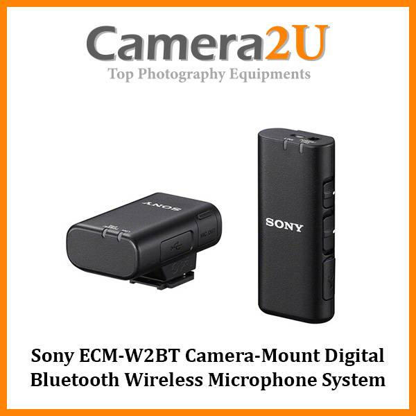 Sony ECM-W2BT Camera-Mount Digital Bluetooth Wireless Microphone